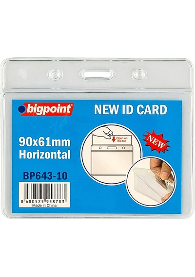 Bigpoint Kart Poşeti Yatay 90x61mm X 10 Adet