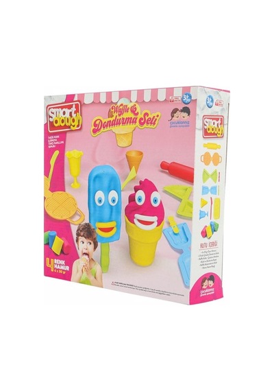 Dondurma ve Waffle Set Oyun Hamuru