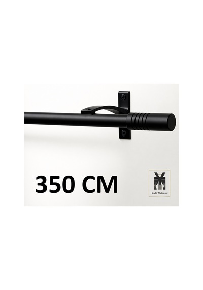 Siyah Alüminyum Tek Kanallı Rustik - Dekoratif Rustik Siyah350cm - 873508043 Siyah350cm