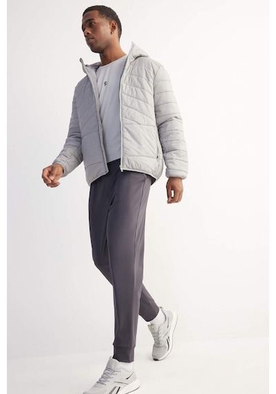 DeFactoFit Su İtici Regular Fit Kapüşonlu Fermuarlı Dokuma Mont D6183AX25SPGR456