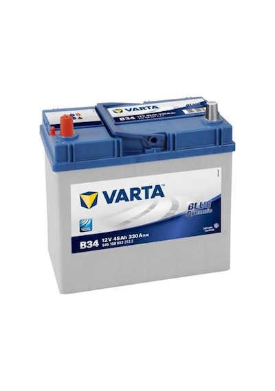 Varta Blue Dynamic 12V 45 Ah Amper B34 Ters Kutup Akü
