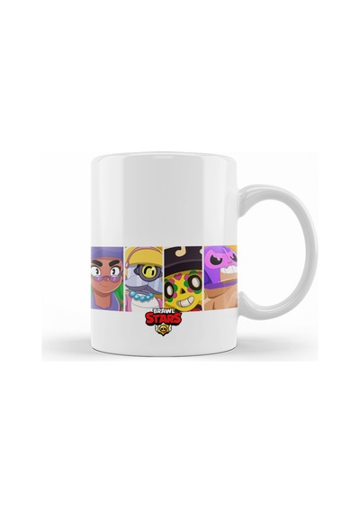 Brawl Stars Rare Characacters Kupa Bardak Porselen No28065 Karışık