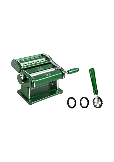 Marcato Atlas 150 Yeşil Makarna Makinesi + Pastawheel