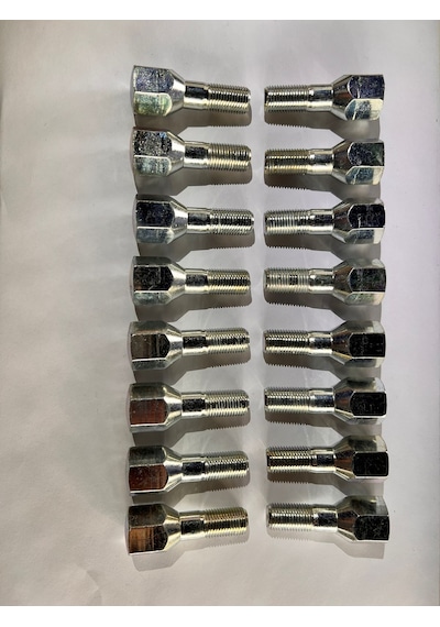 Tofaş Uyumlu Oem Bijon 16'lı Set 53mm Toplam Boy 30mm Diş Boyu Aa...