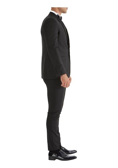 Efor Black 034 Slim Fit Yelekli Çıkarılabilir Saten Yaka Siyah Damatlık Smokin Takım Siyah Efor Black 034 Slim Fit Yelekli Çıkarılabilir Saten Yaka Siyah Damatlık Smokin Takım Siyah