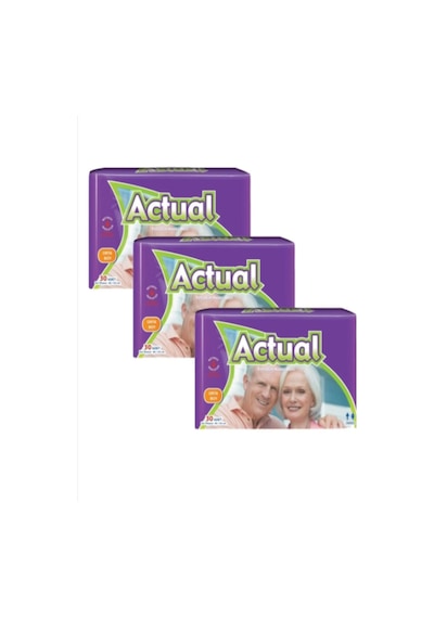 Actual Hasta Bezi Bağlamalı 30 Adet Medium 3 Adet M