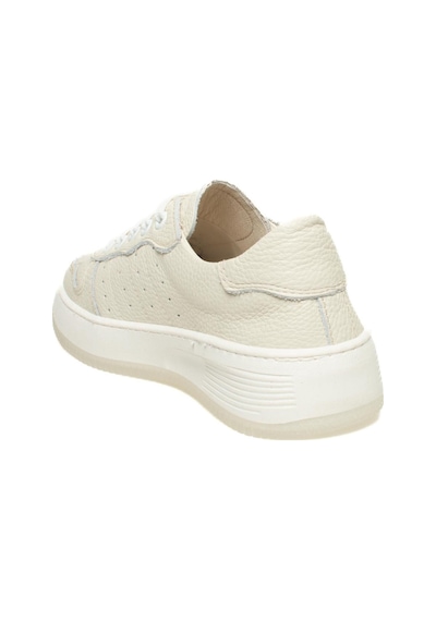 Mammamia D25ya-435 Kadın Deri Sneaker Ayakkabı Bej Flotur