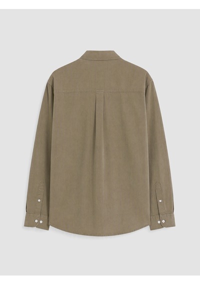 Lcw Vision Haki Regular Fit Gabardin Erkek Gömlek