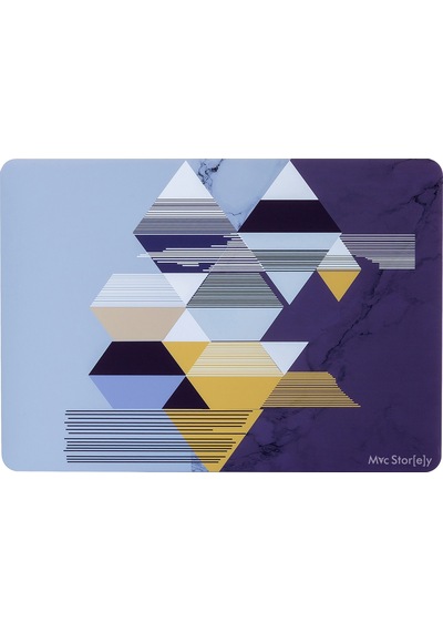 Apple Uyumlu MacBook Pro Kılıf 13 İnç M1-m2, Tangram01nl Type-c'li Model A2338 A2289 A2251 A1706-08 A1989 A2159 İle Siyah