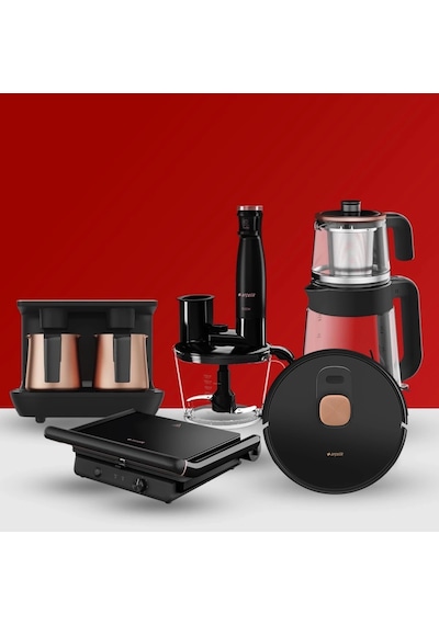 Arçelik Siyah Mega Robot Set Çok Renkli