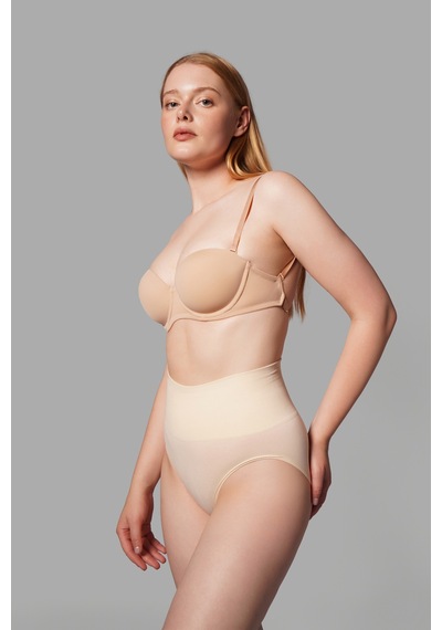 Fit Women ı Yüksek Bel Külot 1010 Bej