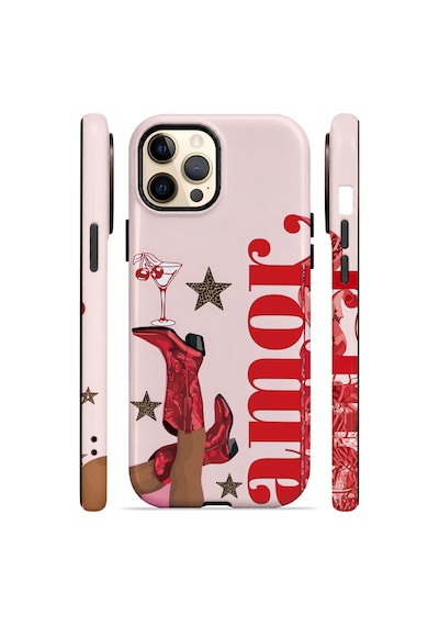 Velvoria Valestra Amour Leopar Apple iPhone Uyumlu 12 Pro Max Darbe Korumalı Kılıf Valestra Select - Amour Leopar