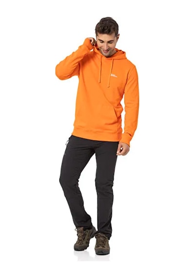 Jack Wolfskin Jack Wolfskın Erkek Sweatshırt Tommy Hoody Turuncu Kapüşonlu Turuncu Turuncu