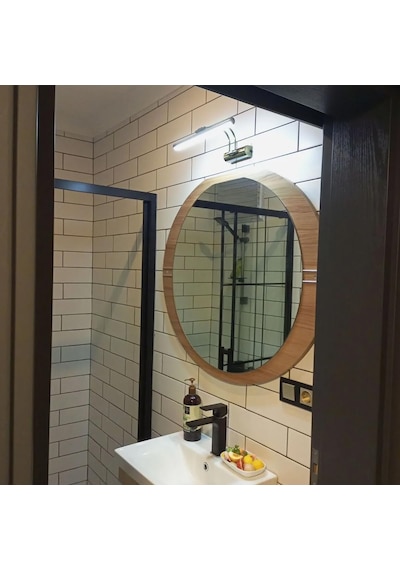 Merwish Enerji Tasarruflu Flüt Led Aplik Banyo Tablo Çalışma Masası Duvar Sanat Eseri Ayna Dekoratif Ve Modern Ayd Çok Renkli