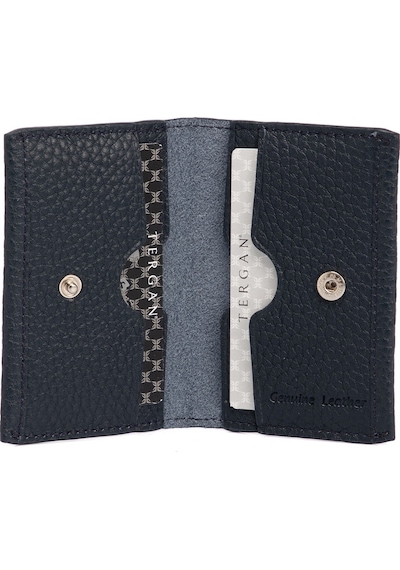 Tergan Lacivert Unisex Deri Kredi Kartlık 00266A38