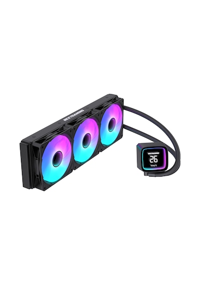 Ng-360c Nitro Cool 360mm Argb Fanlı Derece Göstergeli Sıvı Cpu Soğutucu Siyah
