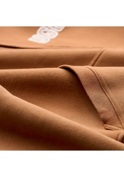 Ugg Logo Hoodie Kadın Kahverengi Sweatshirt 1171478