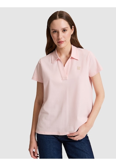 Pierre Cardin Kadın Açık Pembe Tişört Basic 50325465-vr078