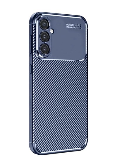 Newface Samsung Galaxy A16 5g Kılıf Auto Focus Karbon Kapak - Lacivert