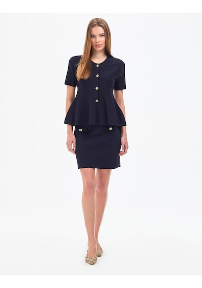 Pierre Cardin Kadın Lacivert Etek Triko 50324210-vr033