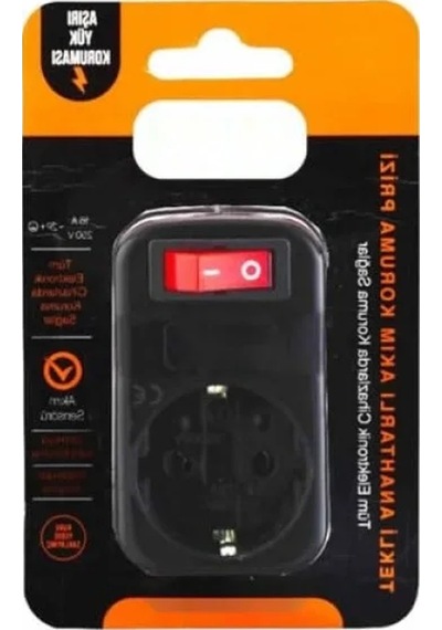 Akım Korumalı Anahtarlı Priz, 16a 250v 000543