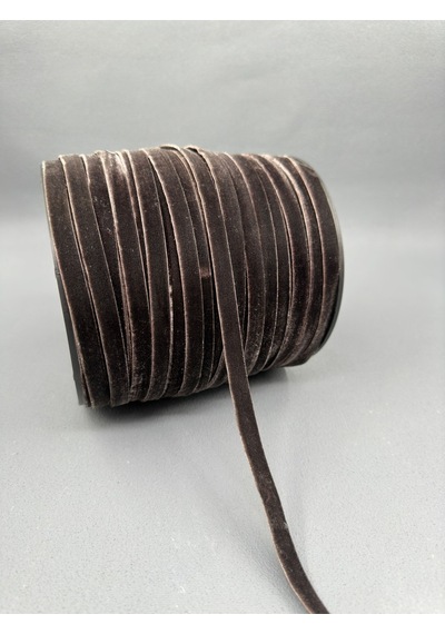 Paşateks- 1 Cm Düz Kadife-5 Metre T.kahve