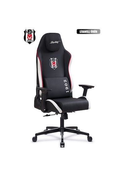 Fanchair X Beşiktaş Siyah Beyaz Lisanslı Oyuncu Koltuğu-36