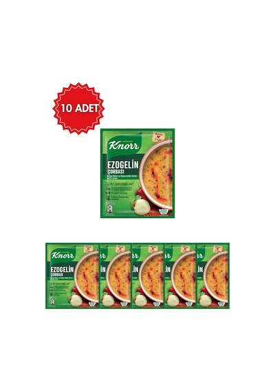Knorr Ezogelin Çorbası 74 G X 10 Adet Hazır Çorba Pratik Ve Lezzetli