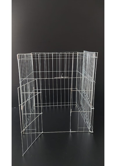 Çotanak Kafes Köpek Kedi Çiti Panel Oyun Alanı 6 Parça Metal 100 x 62 CM