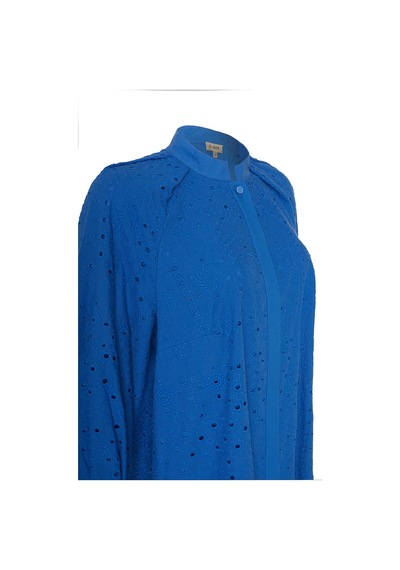 Aker 24ss02152111 Küçük Beden Bluz 24ss02152111 050 Saks Saks