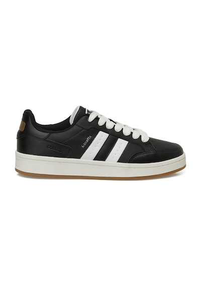 Kinetix College Pu 5pr Siyah Erkek Sneaker Siyah-beyaz