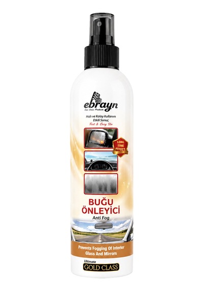 Ebrayn Buğu Önleyici Sprey 250 Ml - Net Görüş Ve Güvenli Sürüş