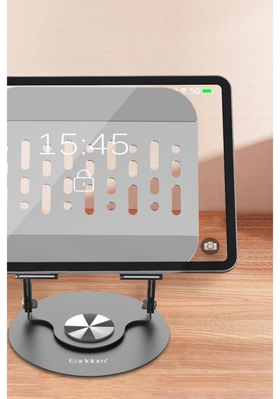 Eh333 360 Derece Ayarlanabilir Metal Laptop Standı, Gri