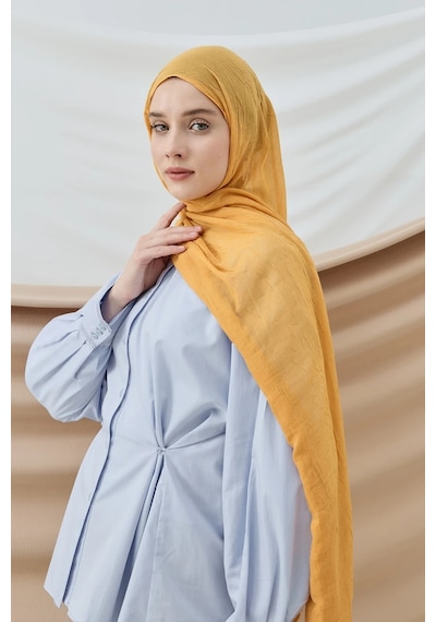 Modakaşmir Soft Sarı Bambu Şal