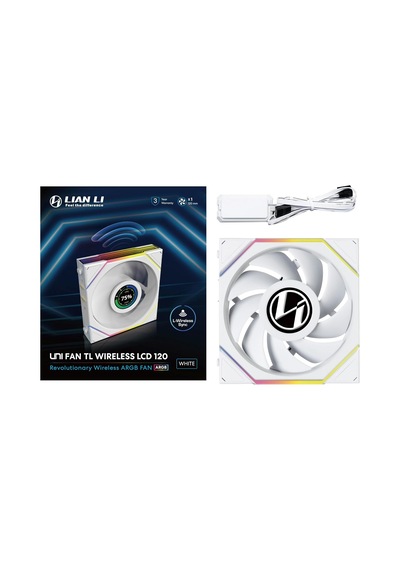 Unı Fan Tl Wıreless Lcd 1x120mm Beyaz Kasa Fanı G99.12tllcd1w1w.00