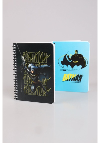 Dekomus İle Lisanslı Batman "tekli" Spırallı A6 80 Yaprak Bloknot Altın