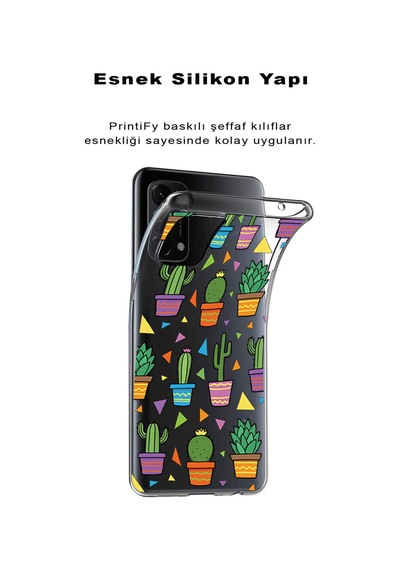 Xiaomi Mi 9 Lite İle Uyumlu 1mm Slim Fit Water Color 4 Baskılı Şeffaf Kılıf