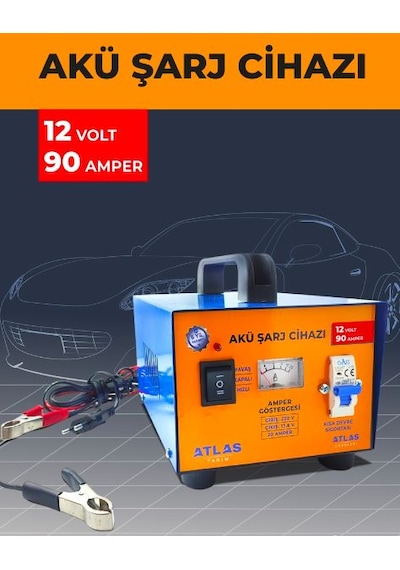 Atlas 12 Volt 90 Amper Akü Şarj Cihazı