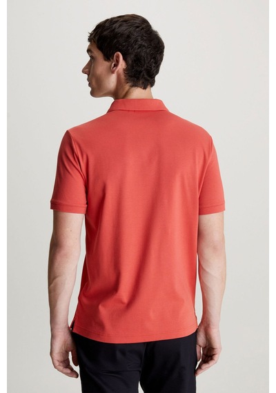 Calvin Klein Erkek Polo Yaka T-shirt Kırmızı