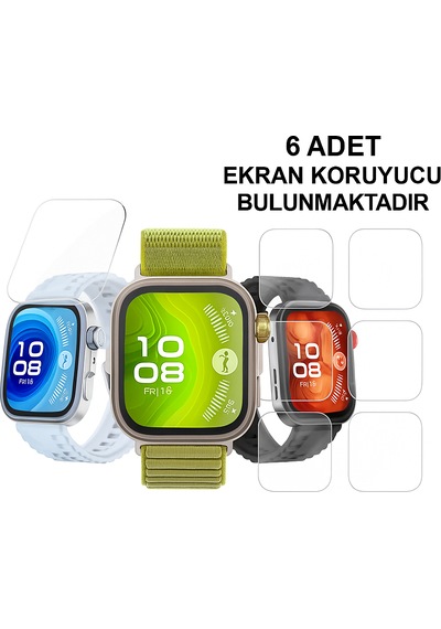 Huawei Fit 4 Pro Kırılmaz Cam 6 Adet Şeffaf Ekran Koruyucu Çizilmez, Ultra Ince
