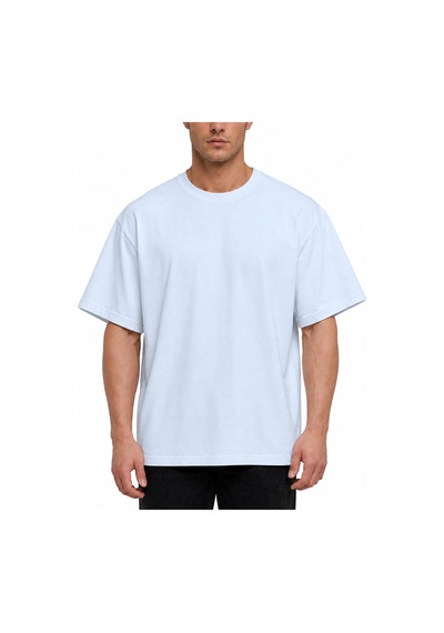Ranud Erkek Oversize Fit 2'li Tişört Paketi,%100 Pamuk, Yumuşak Fırçalı Kumaş, Oeko-tex Sertifikalı Buz Mavi + Beyaz Ranud Erkek Oversize Fit 2'li Tişört Paketi,%100 Pamuk, Yumuşak Fırçalı Kumaş, Oeko-tex Sertifikalı Buz Mavi + Beyaz