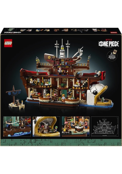 LEGO® ONE PIECE Baratie Yüzen Restoran 75640 – Yetişkinler için Dekoratif Yapım Seti (3402 Parça)