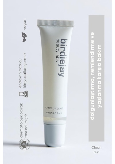 Peptit Lip Balm Parlatıcı Nemlendirici Dudak Bakım 15 Ml Şeffaf Belirtilmemiş