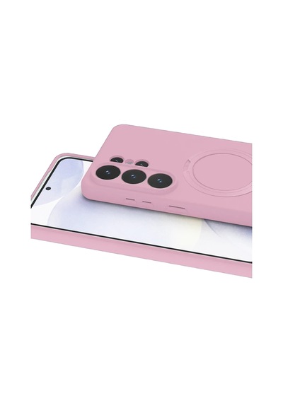 Samsung Galaxy S26 Ultra Regal Magsafe Standlı Kapak - Açık Pembe 0.2M-Çok Renkli