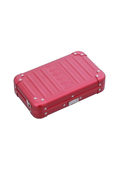 Aleon 19 Cm Alüminyum Omuz Çantası, Unisex, Hafif, Şık Ve Fonksiyonel Tasarım Pembe