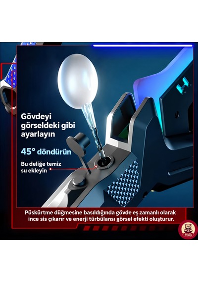 Oyuncak Işın Baltası ,led Işıklı Rgb,buhar Atan ,dahili Şarjlı ,ses Ve Işık Efektli ,darbe Sensörlü ,2 Farklı Modlu Kılıc Ve Balta Modlu ,35 Cm 1 Adet