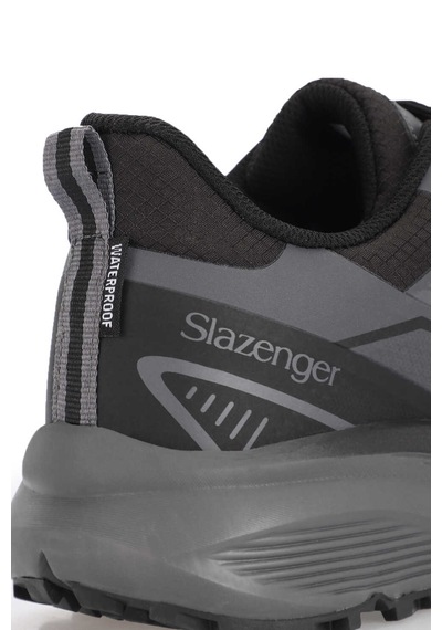 Slazenger Wıld Su Geçirmez Erkek Outdoor Ayakkabı Koyu Gri Koyu Gri