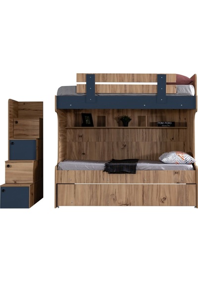 Ranza, Riva Yavrulu Ranza + 3 Kapılı Dolap + 3 Adet Comfort Yatak 90 X 190 CM
