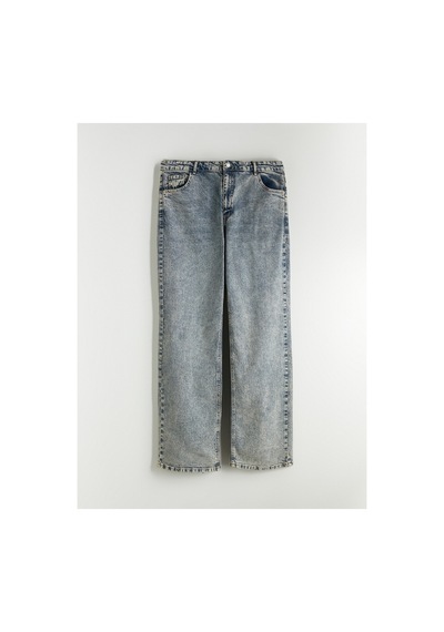 LC Waikiki Alıta Cıty Farkıyla Lcw Jeans İndigo Denim Düz Straight & Düz Normal Bel Düz Paça Kadın Jean Pantolo İndigo - 925403850 İndigo