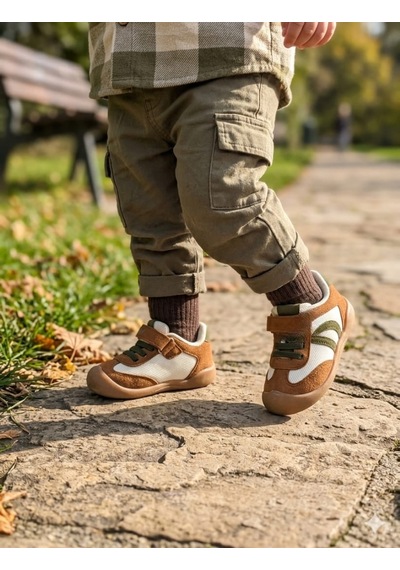 Mcdark Çocuk Unisex İlk Adım Sneaker Ayakkabı-taba